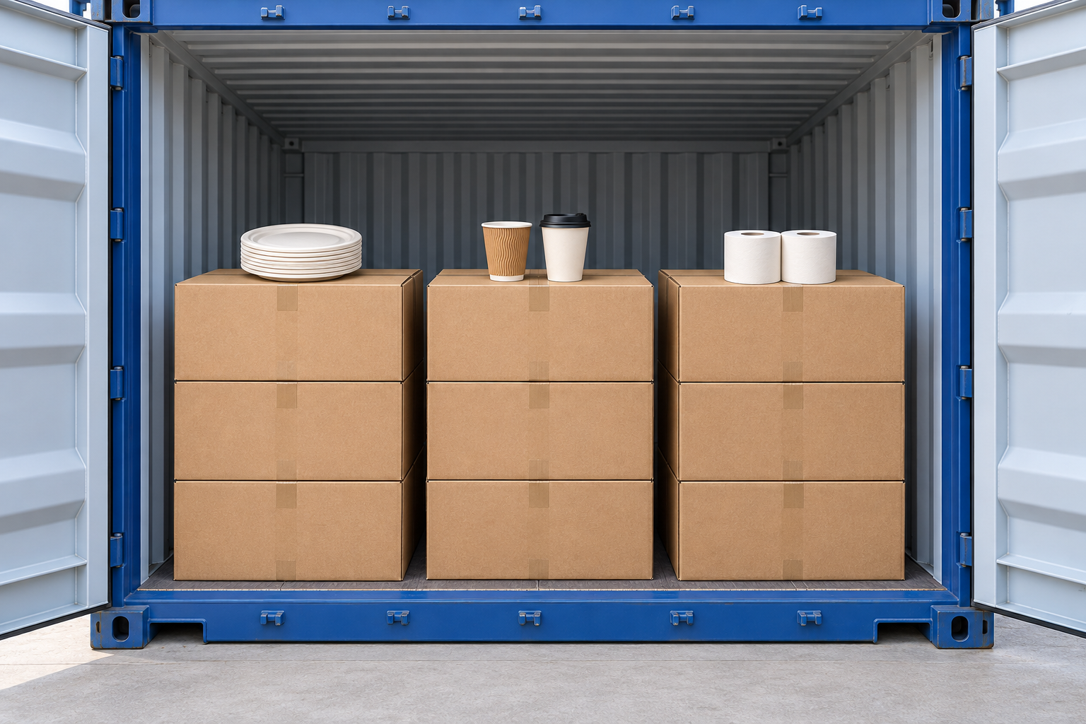 Global packaging export and logistics